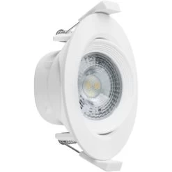 Spots 5 W 360 Lm 2700 K Ø 6,8 Cm Dimmbar Weiß 3 Stk. -Lampe Geschäft 693126 11020200 07
