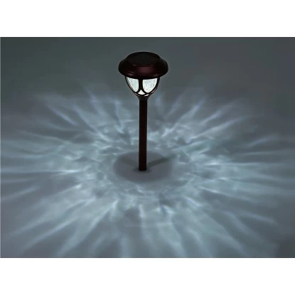 LED-Solarspieß Villore Braun 3 LED-Solarspieß Villore Braun