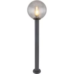 Globo Außenleuchte Hedwig Aluminium Druckguss Anthrazit Glas