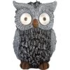 Globo LED-Solaraußenleuchte Eule Kunststoff Grau -Lampe Geschäft 765939 3749 1
