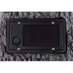 Globo LED-Solaraußenleuchte Eule Kunststoff Grau -Lampe Geschäft 765939 3749 3