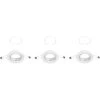 Briloner Einbaustrahler 3er-Set GU10 Weiß Ø 8,6 Cm Schwenkbar -Lampe Geschäft 785180 7110036 Leuchte 1