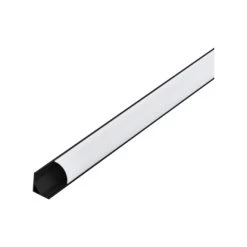 Eglo LED-Eckprofil Schwarz Diffuser Weiß Corner Profile 1 Länge 2000 Mm