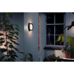 Philips MyGarden Actea LED-Wandleuchte Schwarz