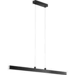 Fischer & Honsel LED-Pendelleuchte Orell 1x 24 W Schwarz 3500 Lm