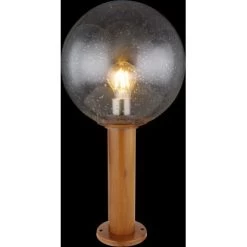 Globo Außenleuchte Ossy 1-flammig Holzoptik 250 X 500 Mm -Lampe Geschäft 9007371426560 3749 S 02