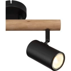 Globo Strahler Herti 2-flammig Dunkelbraun 310 X 100 X 195 Mm -Lampe Geschäft 9007371431342 3749 CU 01