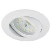 Briloner LED-Einbauleuchte 1er-Set Dimmbar, Schwenkbar Weiß -Lampe Geschäft 92 1675 LEDEinbauleuchte 1