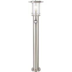 Brilliant Außen-Pollerleuchte York Edelstahloptik90 Cm X 15 Cm