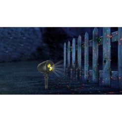 Globo Laser-Außenstrahler Meriton Schwarz