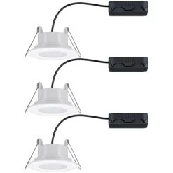 Paulmann LED Einbauleuchte Calla Rund 3x6WWeiß Matt Schwenkbar 4000K IP65 -Lampe Geschäft 934706 2425 05