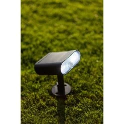 Lutec LED-Solar-Außenwandleuchte Ginbo Connect 500 Lm 15,5x8,6x10,9 Cm Schwarz -Lampe Geschäft 956202 3746 5