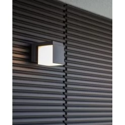 Lutec LED-Außenwandleuchte Cuba Anthrazit Mit Einstellbaren Weißtönen