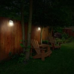 Luceco LED-Solar Wandlaterne Mit Bewegungsmelder Grau -Lampe Geschäft chte aussen gr 200 lumen 7