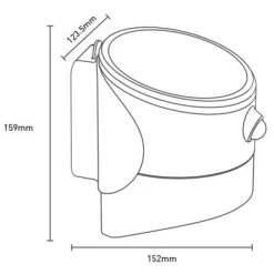 Luceco LED-Solar Wandlaterne Mit Bewegungsmelder Grau -Lampe Geschäft euchte aussen gr 200 lumen