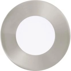 Eglo LED-Einbauleuchte 3er-Set Fueva 1 Nickel Matt Ø 8,5 Cm Warmweiß